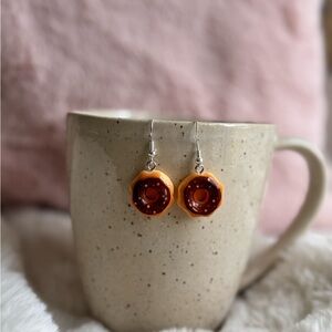Chocolate Frosted Donuts Earrings, Donuts Earrings, Donut Lovers, Cute Gifts